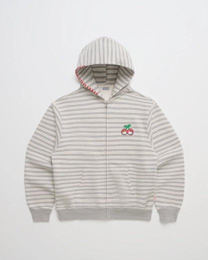 Cherries Stripe Zip Up