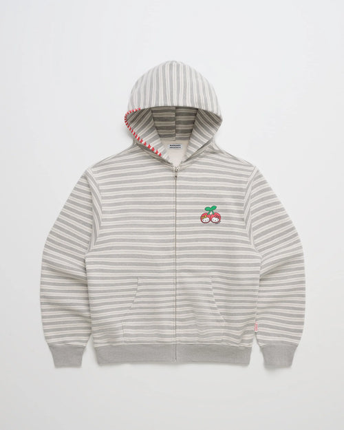 Cherries Stripe Zip Up