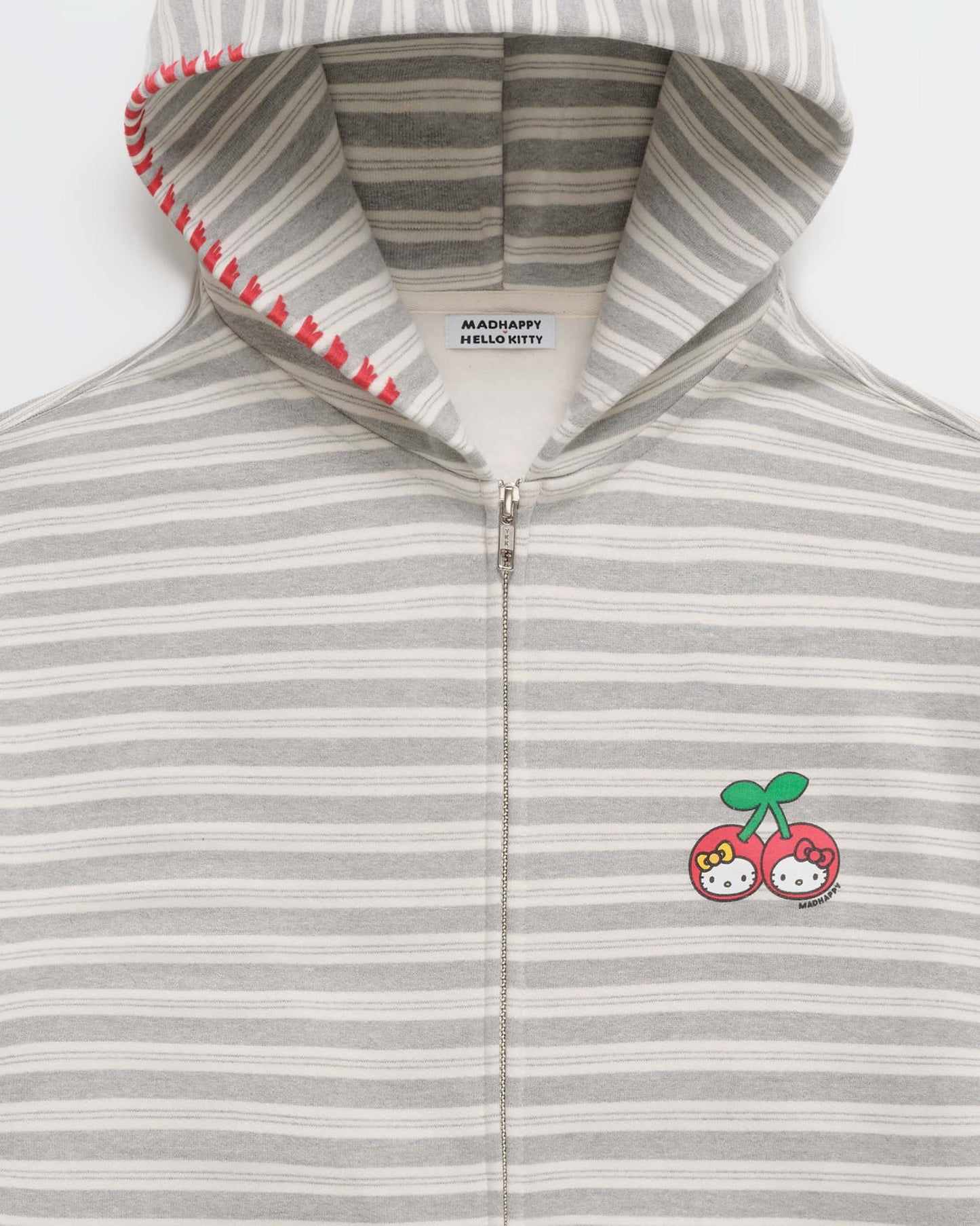 Cherries Stripe Zip Up
