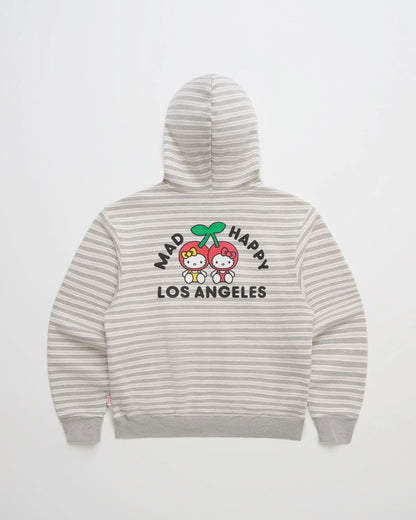 Cherries Stripe Zip Up